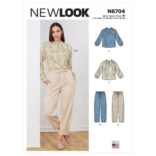 New look 6704 sewing pattern - 6704,