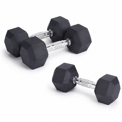 Hex dumbbells 5kg 20kg - dumbbells, 2.5kg-20kg