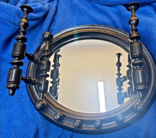 Antique porthole wall hanging - wall,