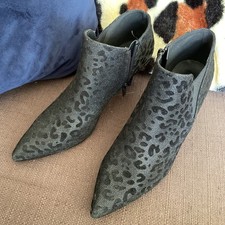 TU Black Sparkle Ankle Boots UK 7