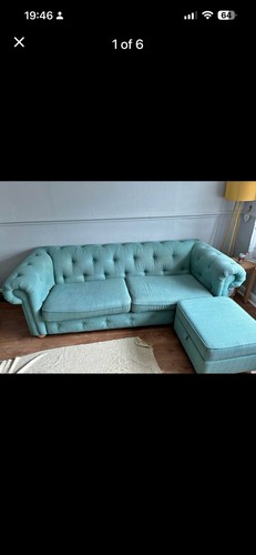 Dfs chesterfield sofa 2x3 - dfs,