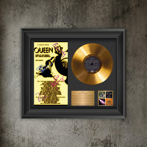 Queen gold record - queen, display
