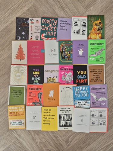 Ooh deer joblot greeting - ooh,