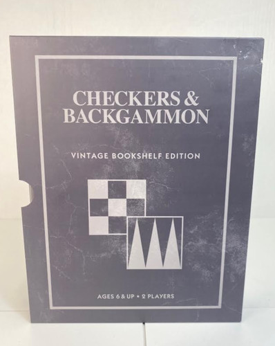 Checkers backgammon vintage - &,