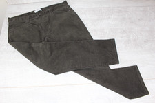 M&S Marks and Spencer Mens Green Corduroy Trousers Cords Slim Fit W 38 L 29