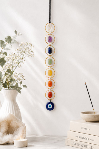 Chakra crystal wall hanging - 7,