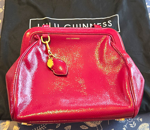 Lulu guinness red patent - guinness,