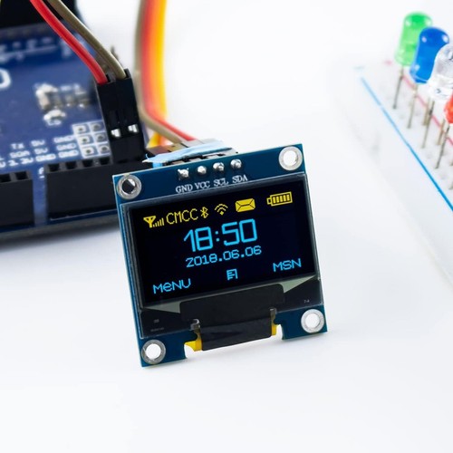 Blue yellow i2c iic - 0.96",