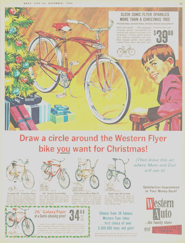 1965 western auto - auto, bicycle