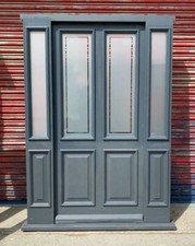 Hardwood Timber Front Entrance