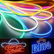 12V Neon LED Strip Flex Rope Light Waterproof Flexible Outdoor Lighting 1-5m