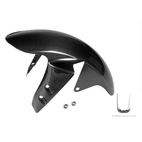 Front mudguard shined carbon - shined,