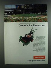 1986 Ransomes M36 Mower Ad -