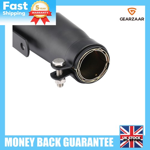 Motorcycle exhaust pipe - exhaust, black