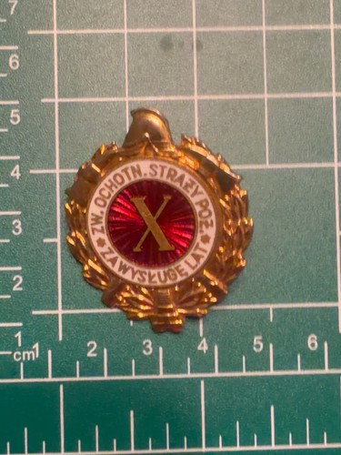 Vintage polish osp - polish, fire