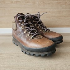 Vintage Brasher Hillmaster Walking Boots UK 9 Classic Leather Hiking Shoes