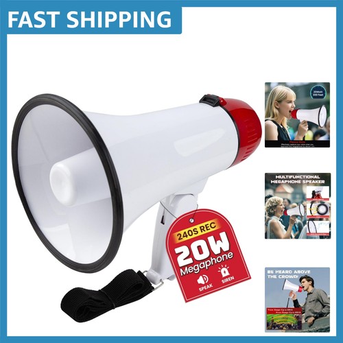 Loud 20w megaphone - 20w, bullhorn