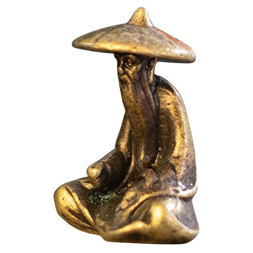 Alloy fisherman figurine - fisherman,