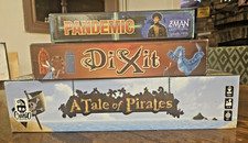 Modern Board Game Bundle - Pandemic, Dixit & A Tale of Pirates
