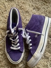 RARE Purple Textured suede