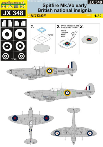 Eduard painting mask - 1/32,