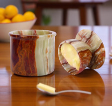 Marble butter bell - marble,