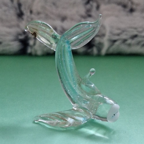 Art glass dolphin - dolphin, figurine