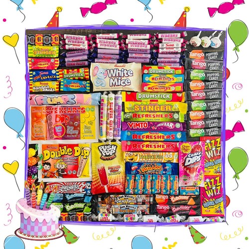 Birthday retro sweets - birthday,
