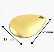 Metal Spinner Blades For Fishing - Flatfish, Plaice, Bass, Mullet, Pike, Perch