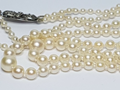 Vintage silver cultured - vintage,