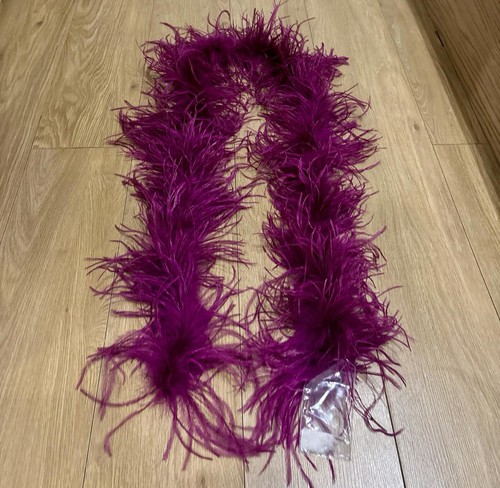Purple ostrich feather - ostrich, boa