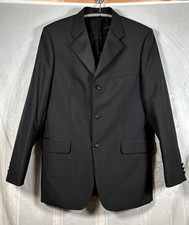 Scott & Taylor vintage black single-breasted formal tuxedo dinner jacket 40 Long