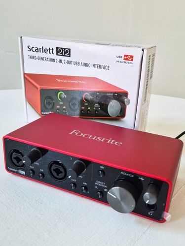 New box focusrite scarlett - new,