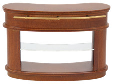 Dolls House Walnut Kidney