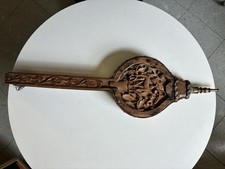 Fire Bellows Large Impressive Antique  Hand Carved  - Handle has repair