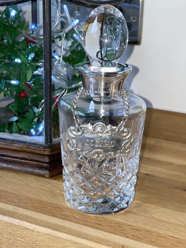 Carrs crystal decanter with - crystal,