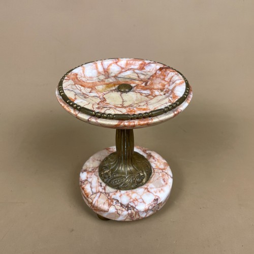 Vintage marble pedestal stand - vintage,