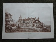 Antique Print Nutfield Surrey