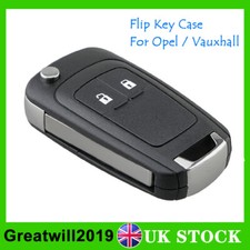 2 Button Key Case Fob Blade For Vauxhall Opel Astra Insignia Zafira Corsa Meriva