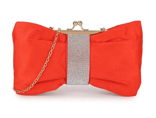 Womens satin clutch - satin, bag