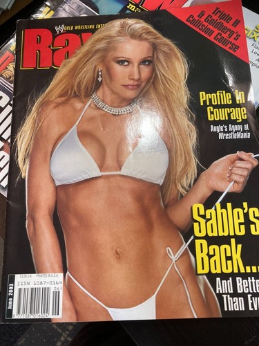Wwf wwe raw magazine june - magazine,