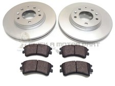 FRONT 2 BRAKE DISCS AND MINTEX PADS SET NEW FOR MAZDA 6 2.0 2.0 TD 2.3 16V 02-07