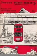 SOUTH WALES BUS TIMETABLE BOOK