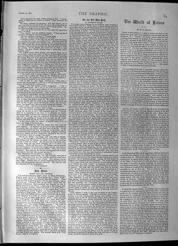 Original old antique print - old,