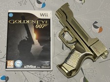 Nintendo Wii Goldeneye Game & Venom Golden Gun Attachment **FREE POSTAGE**