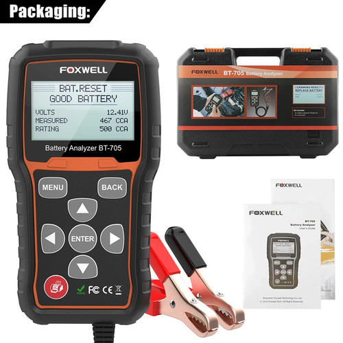 Foxwell bt705 12v 24v - 24v, car