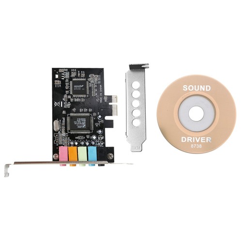 Pcie sound card pci - sound, 5.1,