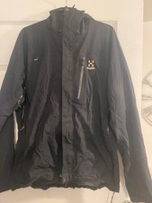 Mens Haglofs Astral Lined and ventilated Goretex Jacket Blue Size L