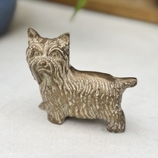 Vintage Solid Brass Terrier