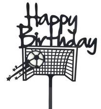 Football Cake Topper Happy